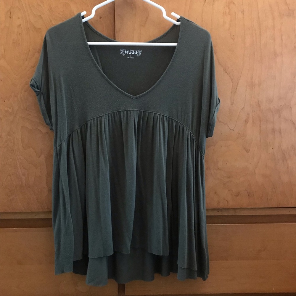 Green blouse